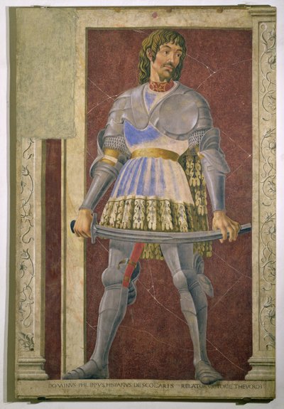 Pippo Spano (1369-1426) uit de Villa Carducci-serie van beroemde mannen en vrouwen, c.1450 door Andrea del Castagno